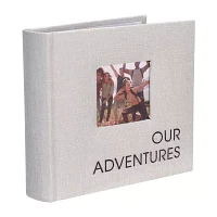 Malden Our Adventure Gray Fabric 160 Photo Album