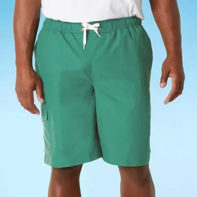 St. John's Bay Swim Mens Lined Swim Shorts Big and Tall