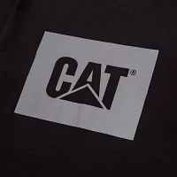 CAT Reflective Logo Mens Crew Neck Short Sleeve T-Shirt