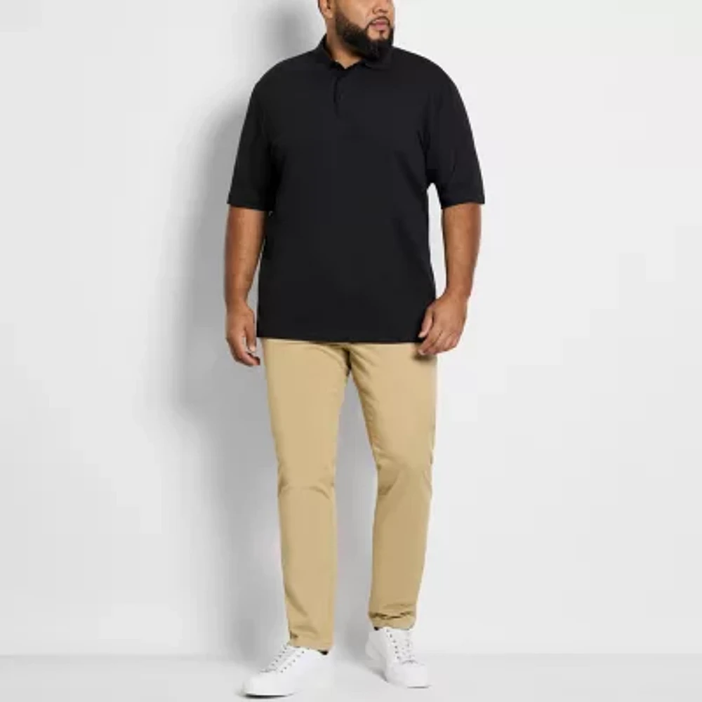 Van Heusen Big and Tall Mens Regular Fit Short Sleeve Polo Shirt