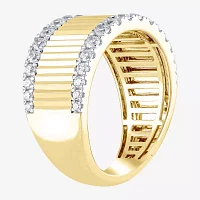 H-I / I1) CT. T.W. Lab Grown White Diamond 10K Gold Band