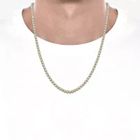 Mens CT. T.W. Natural White Diamond 10K Gold Tennis Necklaces