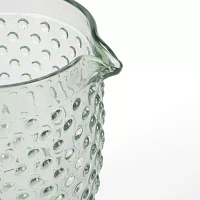 Martha Stewart Chauncey Hobnail Glass Serving Pitcher