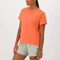 Champion Womens Crew Neck Short Sleeve T-Shirt