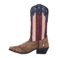 Laredo Womens Keyes Block Heel Cowboy Boots