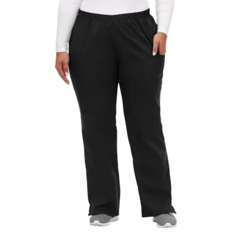 Fundamentals By White Swan 14720 Cargo Womens Plus Scrub Pants