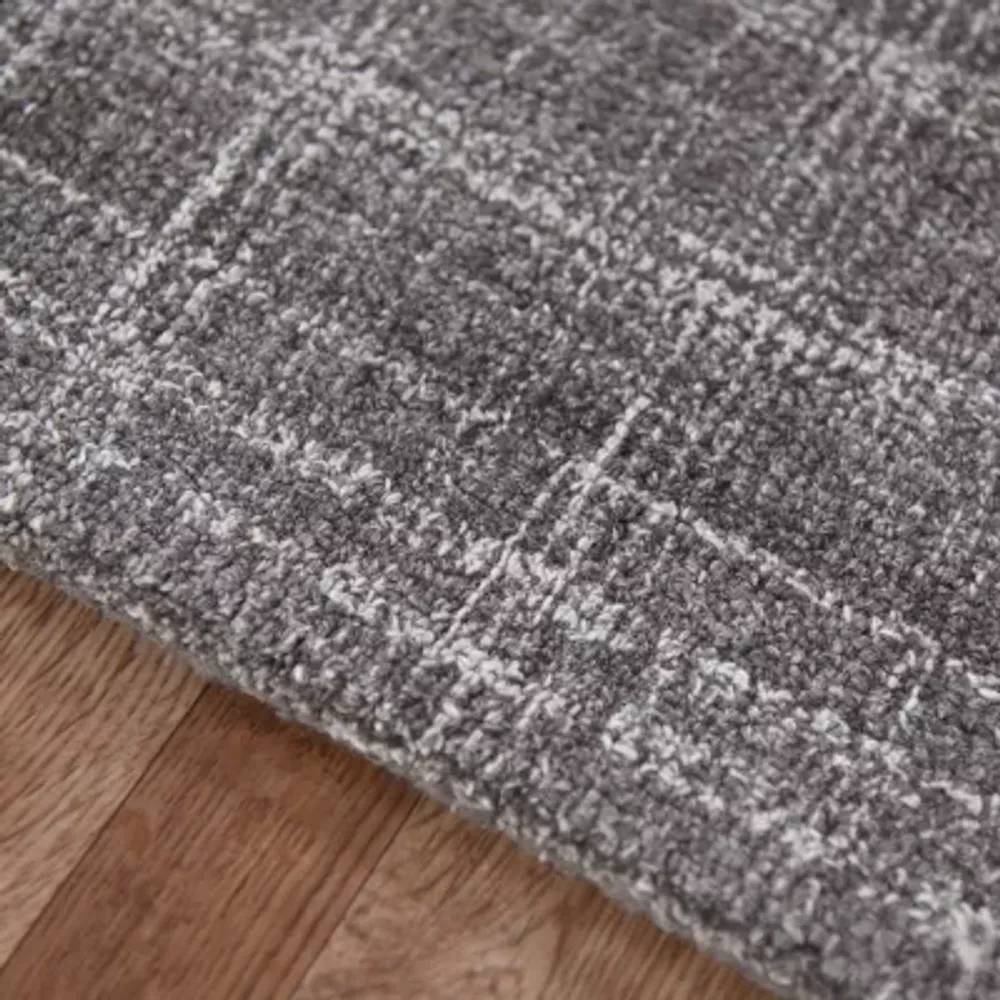 Laurel Hand Tufted Rectangular Rugs & Floor Coverings Indoor Plaid Accent