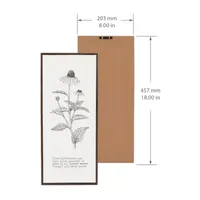 8x18 Wildflower Crinkle Cut Wall Sign