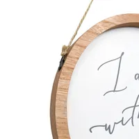 10" I Am With You Always Wall Sign