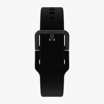Itouch Air 3 44mm Extra Interchangeable Strap Unisex Adult Black Watch Band Ita3strrub44-003