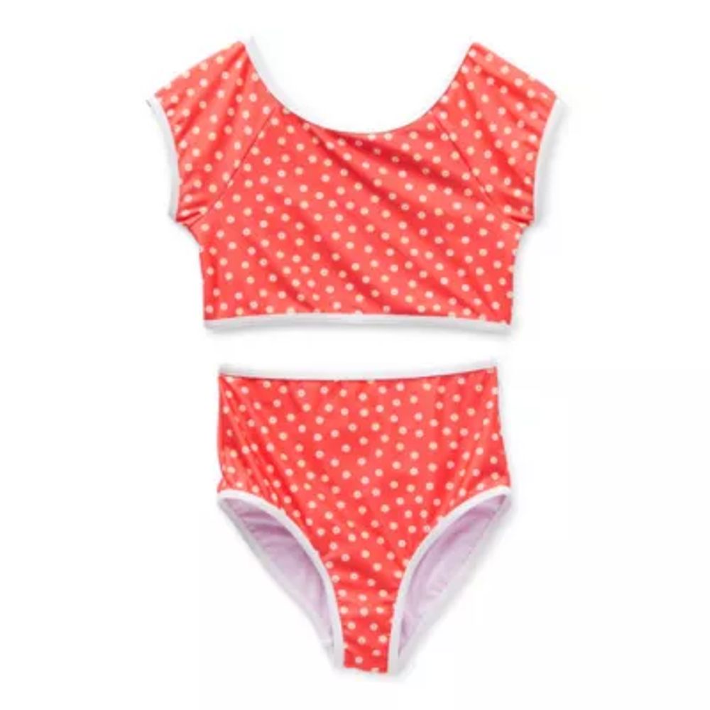 Thereabouts Little & Big Girls Dots Bikini Set