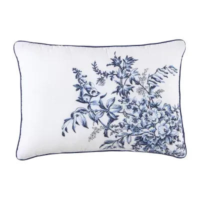 Laura Ashley Bedford Rectangular Throw Pillow