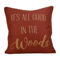 Donna Sharp Good In The Woods Square Throw Pillow