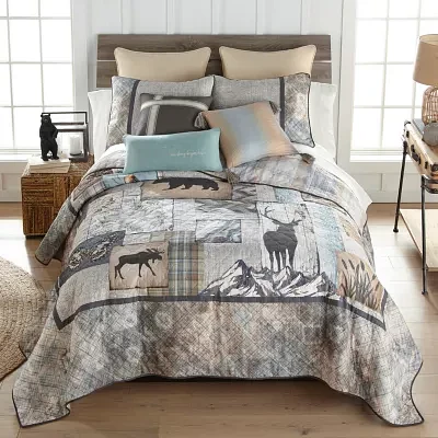 Donna Sharp Natures Collage 3-pc. Reversible Quilt Set