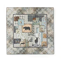 Donna Sharp Natures Collage 3-pc. Reversible Quilt Set