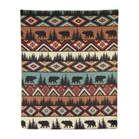 Your Lifestyle By Donna Sharp Bear Totem Reversible Quilt Set