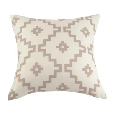 Your Lifestyle By Donna Sharp Mesquite Geo Tan Square Throw Pillows