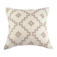 Your Lifestyle By Donna Sharp Mesquite Geo Tan Square Throw Pillow