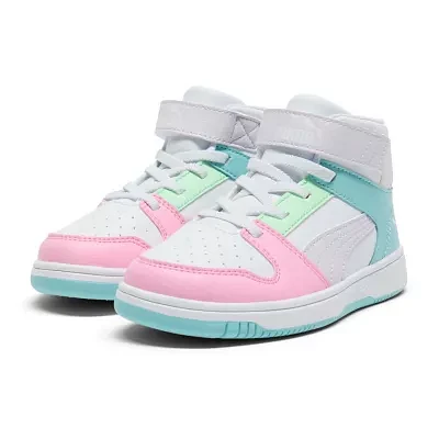 PUMA Rebound Layup Little Girls Basketball Shoes