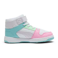 PUMA Rebound Layup Little Girls Basketball Shoes