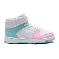 PUMA Rebound Layup Little Girls Basketball Shoes