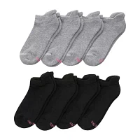 Hanes Cool Comfort Cushion Heel Tab 8 Pair No Show Socks Womens