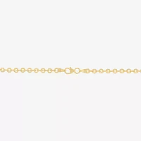 Made in Italy Womens 18 Inch 14K Gold Link Necklace