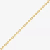 Made in Italy Womens 18 Inch 14K Gold Link Necklace