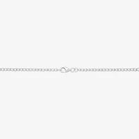 Made in Italy Mens Black Spinel Sterling Silver Cross Pendant Necklace