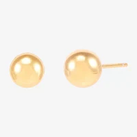 Made in Italy 14K Gold Over Silver Round 2-pc. Jewelry Set