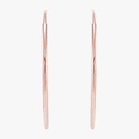 14K Rose Gold 16mm Round Hoop Earrings