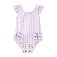 Carter's Baby Girls Striped One Piece Swimsuit