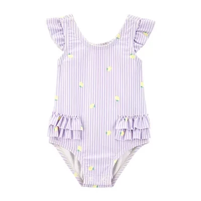 Carter's Baby Girls Striped One Piece Swimsuit