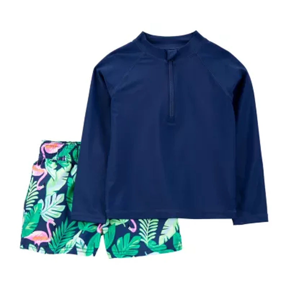 Carter's Baby Boys Rash Guard Set