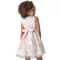 Rare Editions Toddler Girls Sleeveless Flower Girl Fit + Flare Dress