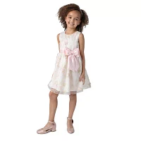 Rare Editions Toddler Girls Sleeveless Flower Girl Fit + Flare Dress