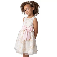 Rare Editions Toddler Girls Sleeveless Flower Girl Fit + Flare Dress