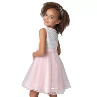 Rare Editions Toddler Girls Sleeveless Fit + Flare Dress