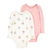 Carter's Purelysoft Baby Girls 2-pc. Long Sleeve Bodysuit