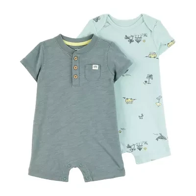 Carter's Baby Boys 2-pc. Short Sleeve Romper