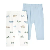 Carter's Purelysoft Baby Boys 2-pc. Straight Pull-On Pants
