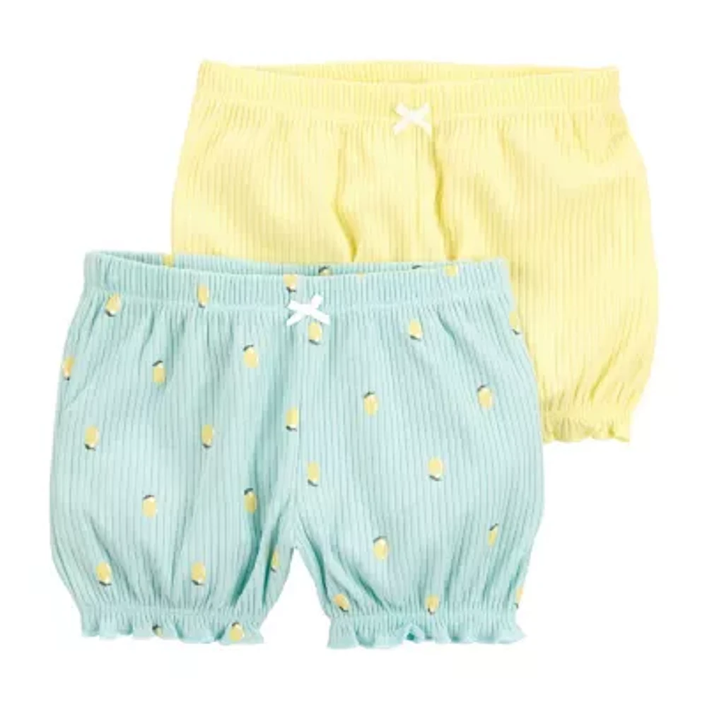 Carter's Baby Girls 2-pc. Pull-On Short