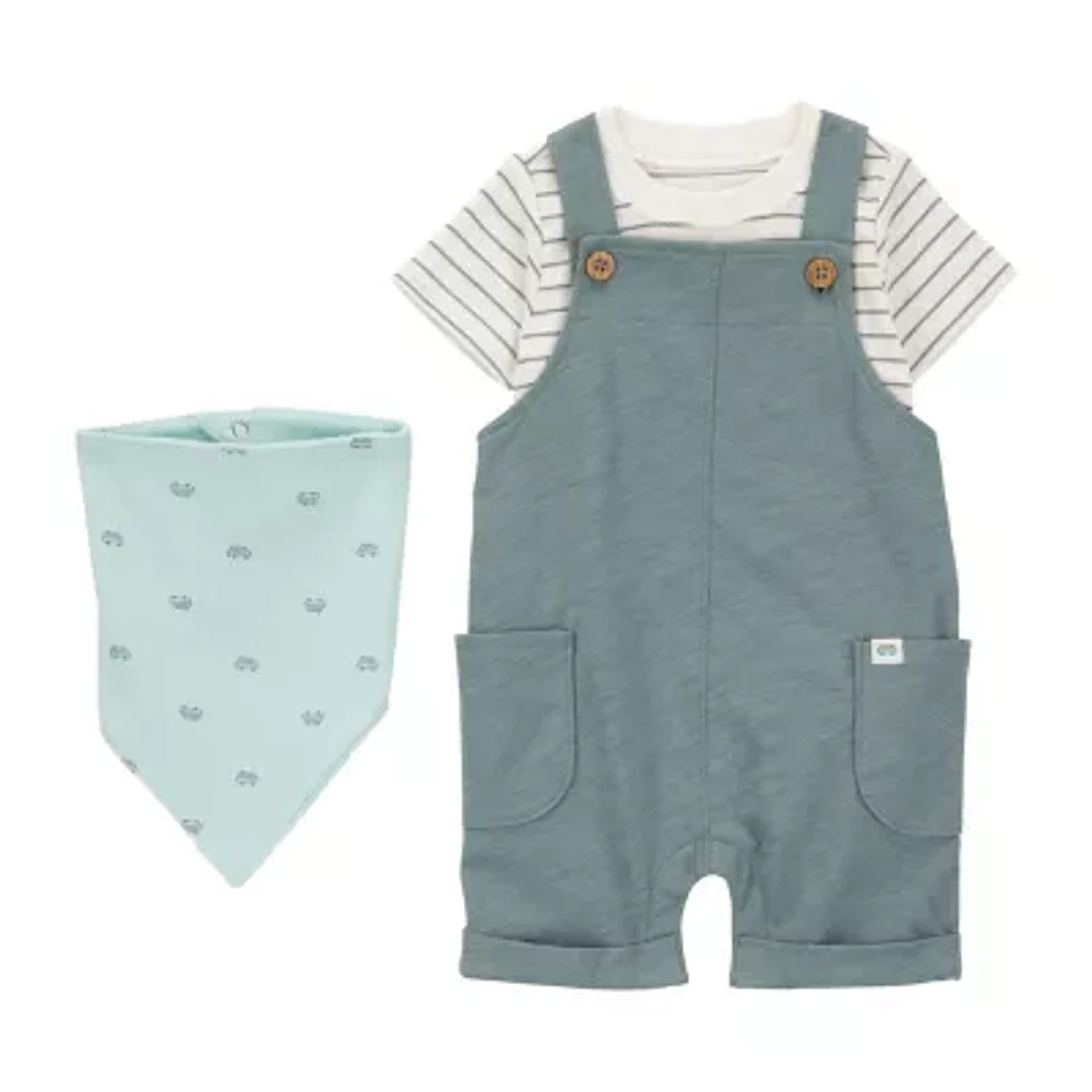 Carter's Baby Boys 3-pc. Shortall Set