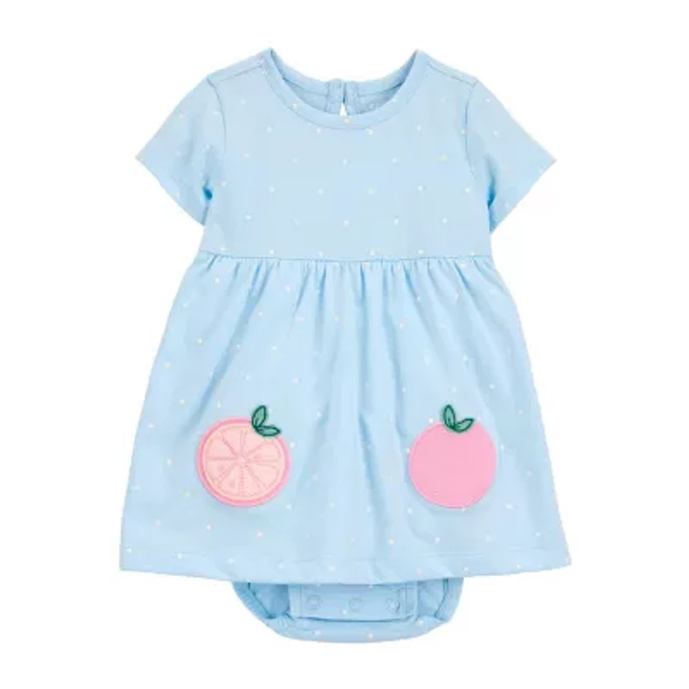 Carter's Baby Girls Short Sleeve Fitted Sundress