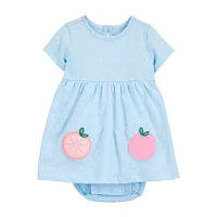 Carter's Baby Girls Short Sleeve Fitted Sundress