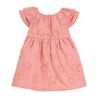 Carter's Baby Girls Short Sleeve Flutter A-Line Dress