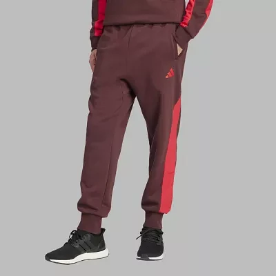 adidas Mens Drawstring Waist Cuffed Sweatpant Big and Tall