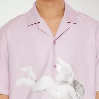 Forever 21 Mens Short Sleeve Button-Down Shirt