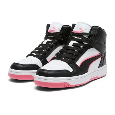 PUMA Rebound Layup Piping Womens Basketball Shoes