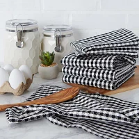 Design Imports Check 3-pc. Towels + Dish Cloths Set